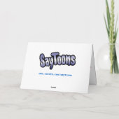 Vintage auto Santa Feestdagen Kaart (Achterkant)