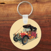 Vintage-auto Sleutelhanger (Voorkant)