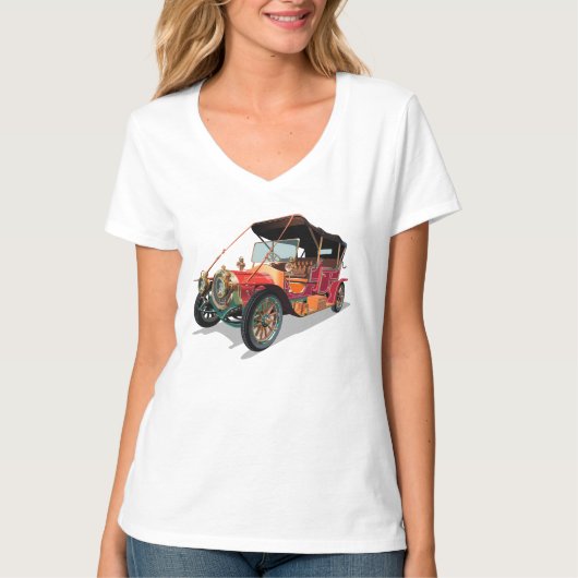 Vintage-auto T-shirt (Voorkant)