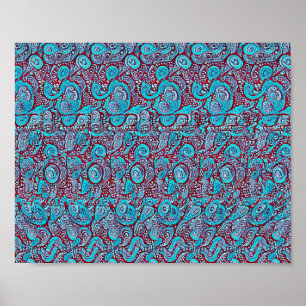 Vintage-auto - Verborgen 3D-afdrukken Poster