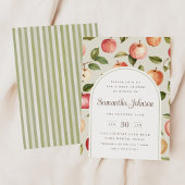 Vintage Automne Baby shower Apple Invitation à thè