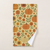 vintage automne modèle floral pompe (Serviette à main)