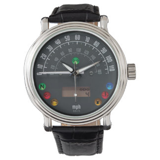 Vintage-auto's Snelheidsmeter 01 Horloge