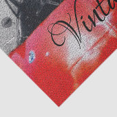 Vintage-autoweefselpapier Tissuepapier (Detail)