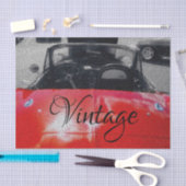 Vintage-autoweefselpapier Tissuepapier (Craft)