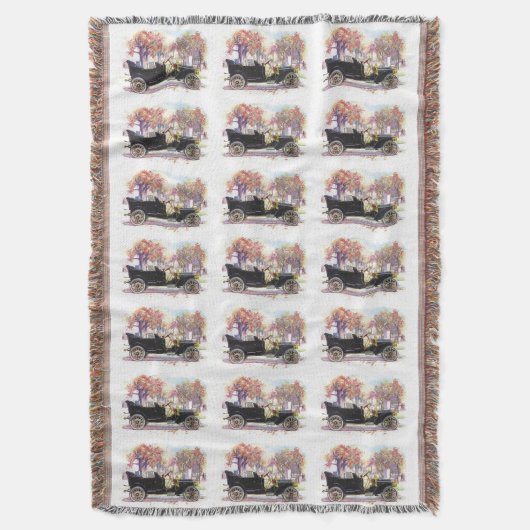 Vintage autowrak deken (Voorkant Verticaal)