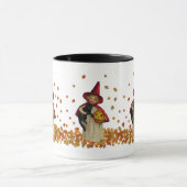 Vintage Autumn Girl Mug (Centre)