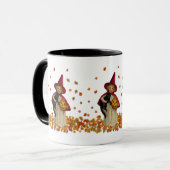 Vintage Autumn Girl Mug (Devant gauche)