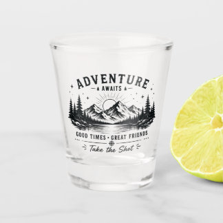 Vintage Avontuur Wacht Shotglas Ontwerp Shot Glas