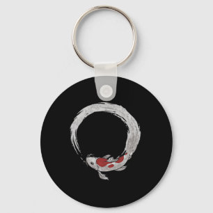 Vintage Aziatische Japanse Koi Karper Vissen Nieuw Sleutelhanger