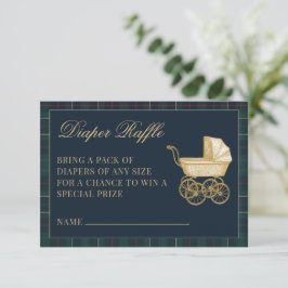 Vintage Baby Carriage Classic Baby Shower Informatiekaartje