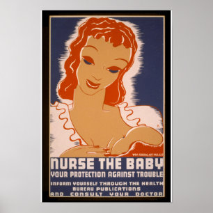 Vintage Baby Poster