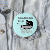 Vintage Baby shower Button van oma (In situ)