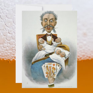 Vintage Baby Shower for Men! A Dadchelor Party! Kaart