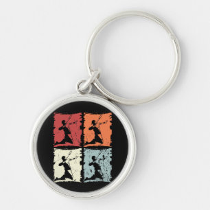 Vintage Badminton Sleutelhanger