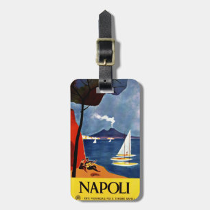 Vintage bagagelabel Napoli