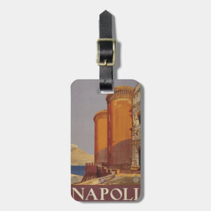 Vintage bagagelabel Napoli