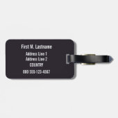 Vintage bagagelabel Venezia (Venetië) (Achterkant horizontaal)