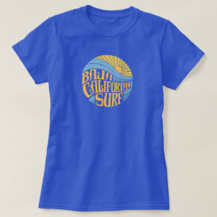 Vintage BAJA CALIFORNIA SURF T-Shirt voor vrouwen