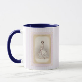 Vintage Ballerina Zachte Lila Koffiemok Mok