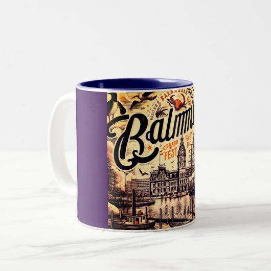  Vintage Baltimore Harbor Mug (Devant gauche)