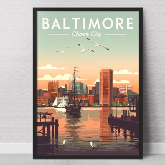 Vintage Baltimore Poster