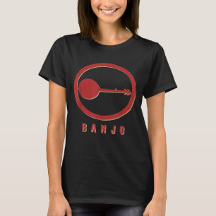 Vintage banjo Player Music Retro 3 T-shirt