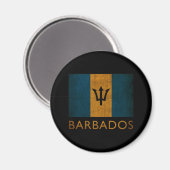 Vintage Barbados Magneet (Voorkant / Achterkant)