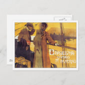 Vintage Barcelona Ciudad Briefkaart (Voorkant / Achterkant)