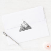 Vintage Barn Driehoek Sticker (Envelop)