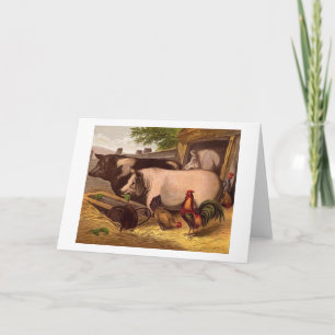 Vintage - Barnyard Friends, Kaart