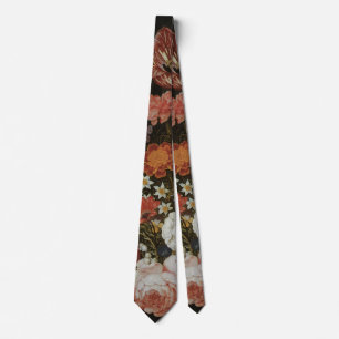 Vintage Barok, Bloemstuk door Bosschaert, Oudere Stropdas