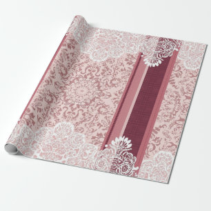Vintage Barok Damast Cadeaupapier