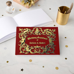 Vintage Barok Rococo Cherubs Rand Gastenboek