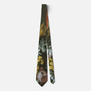 Vintage Barok, Stilleven Bloemen in Vaas Stropdas