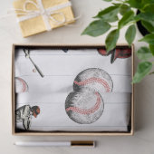 Vintage Baseball Birthday Tissuepapier (Geschenk)