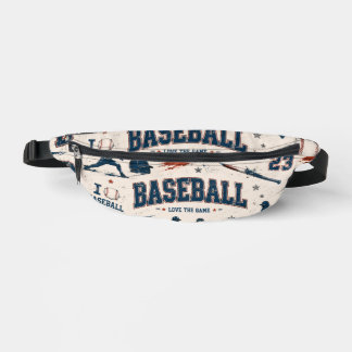 Vintage Baseball Fanny Pack | Baseball Lover Waist Heuptasje