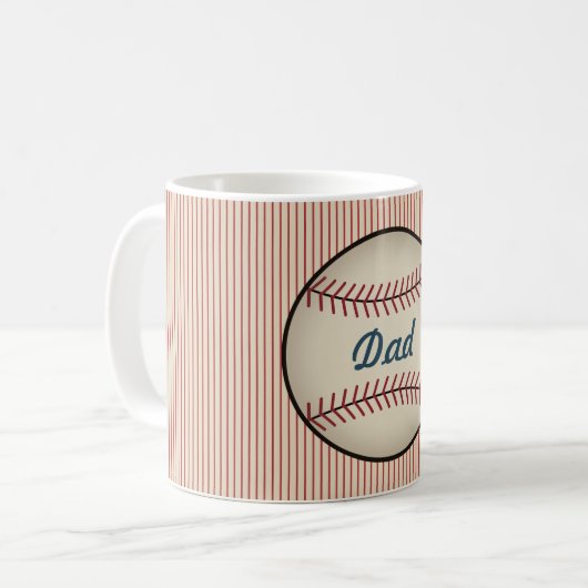 Vintage Baseball Papa Mug (Devant gauche)