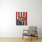 Vintage Baseball Wandkleed (In situ)