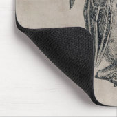 Vintage Bat Mousepad Muismat (Hoek)