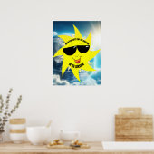 Vintage Be The Sunshine Poster (Keuken)