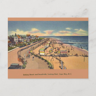 Vintage Beach Cape May Carte postale NJ