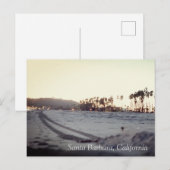 Vintage Beach Santa Barbara Briefkaart (Voorkant / Achterkant)