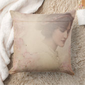 Vintage Beau Oreiller Lady Throw (Couverture)