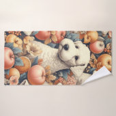 Vintage Bedlington Terrier sans fil (Serviette de bain)