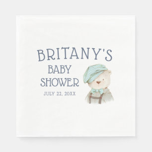 Vintage Beer Baby shower Servet