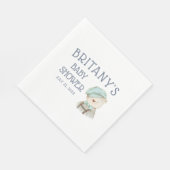 Vintage Beer Baby shower Servet (Hoek)