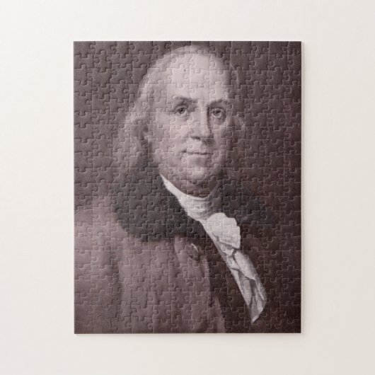 Vintage Benjamin Franklin Portrait Legpuzzel (Verticaal)