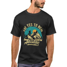 Vintage bergwandelgrafische T-shirt
