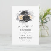 Vintage Berichten over het huwelijk Kaart (Staand voorkant)